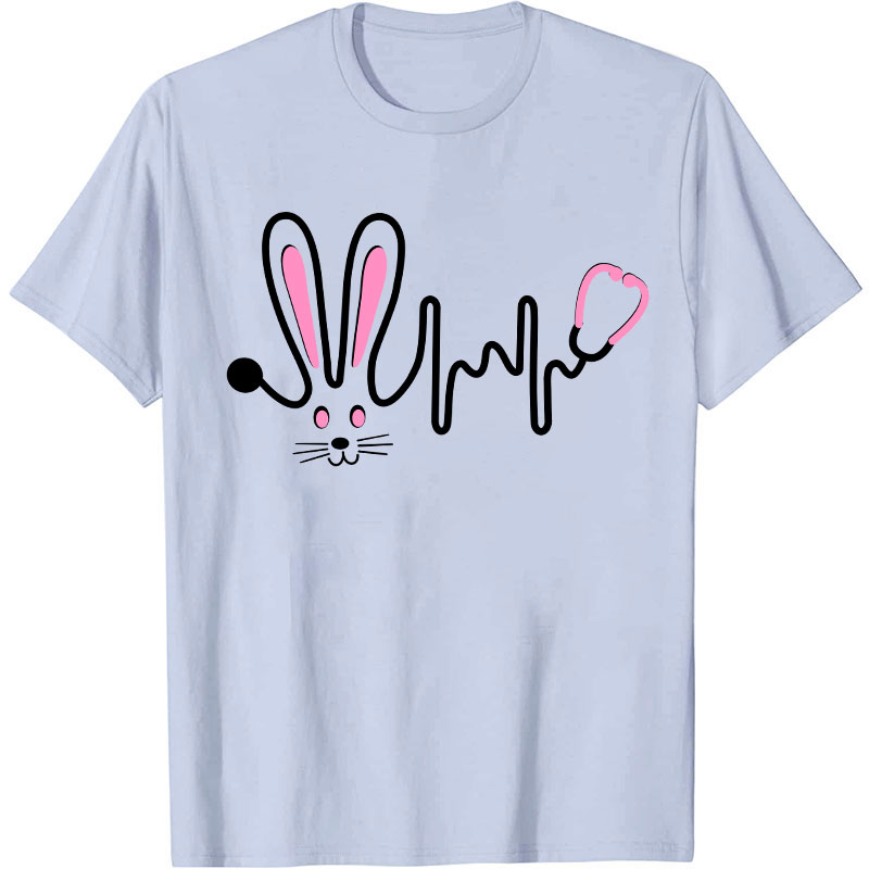 Easter Bunny Stethoscope Nurse T-Shirt