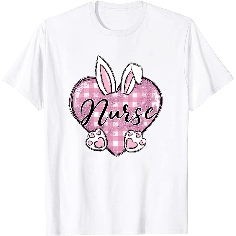 Heart Shape Bunny Nurse T-Shirt