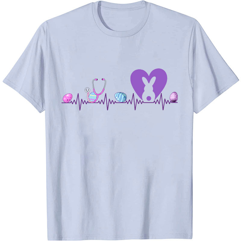 Easter Nurse Heartbeat Nurse T-Shirt