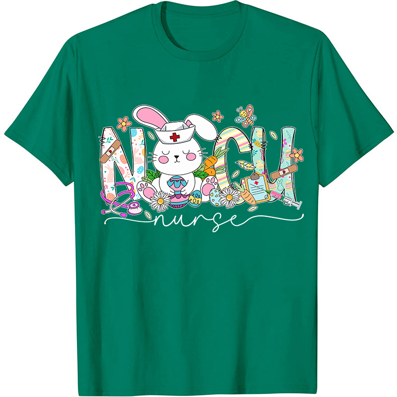 NICU Easter Bunny Nurse T-Shirt