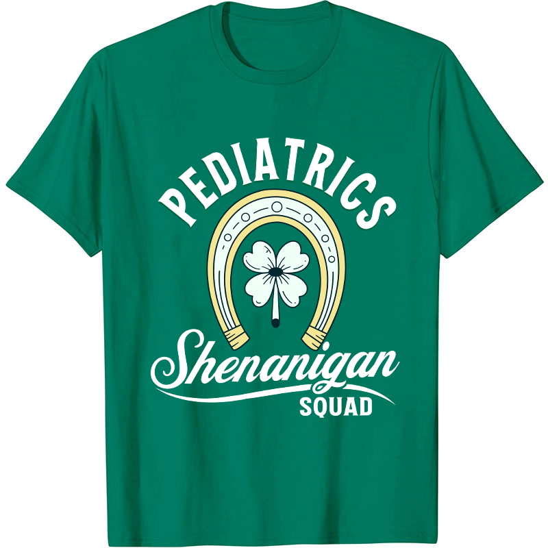 Pediatrics Shenanigan Squad Nurse T-Shirt