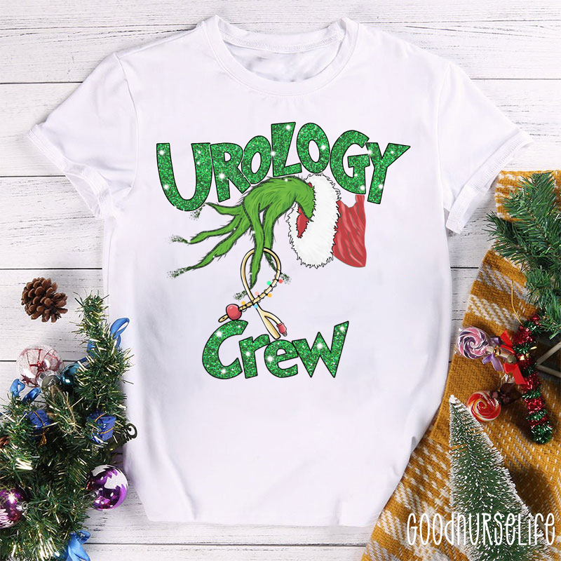 Urology Christmas Crew Nurse T-Shirt