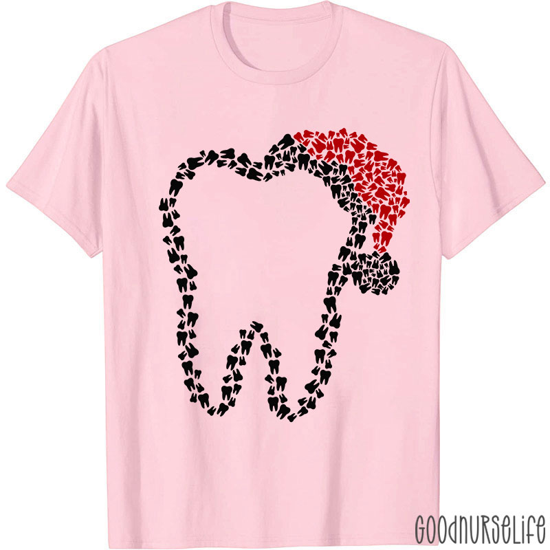 Small Teeth Make Up Big Tooth Christmas Nurse T-Shirt