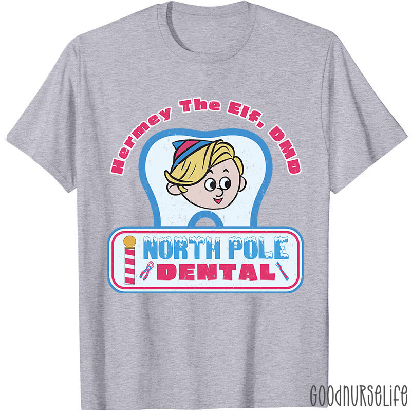 Hermey The Elf North Pole Dental Nurse T-shirt