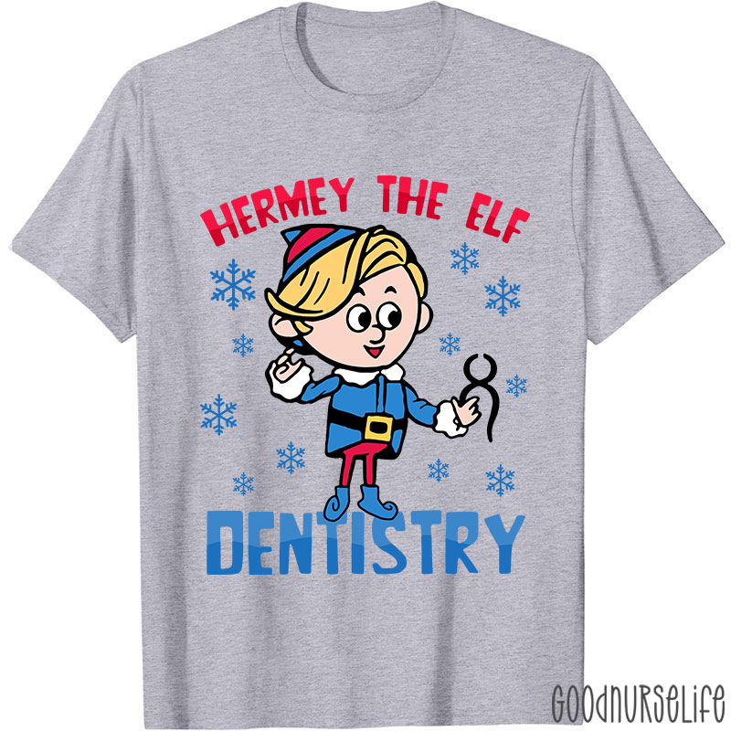 Hermey The Elf Dentistry Snowflake Nurse T-shirt