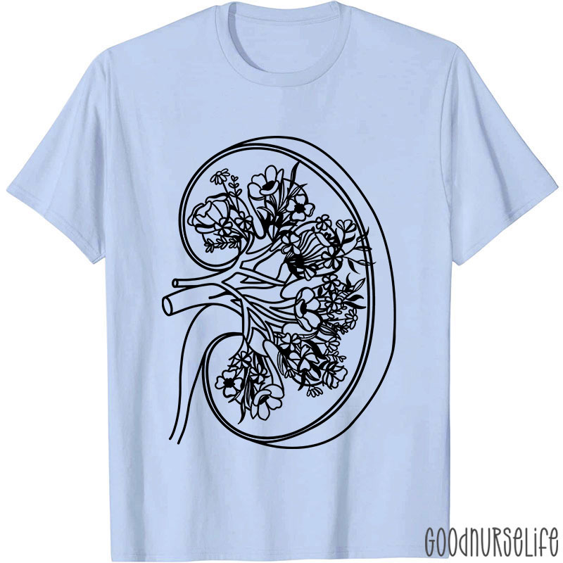 Florescent Kidney Nurse T-Shirt
