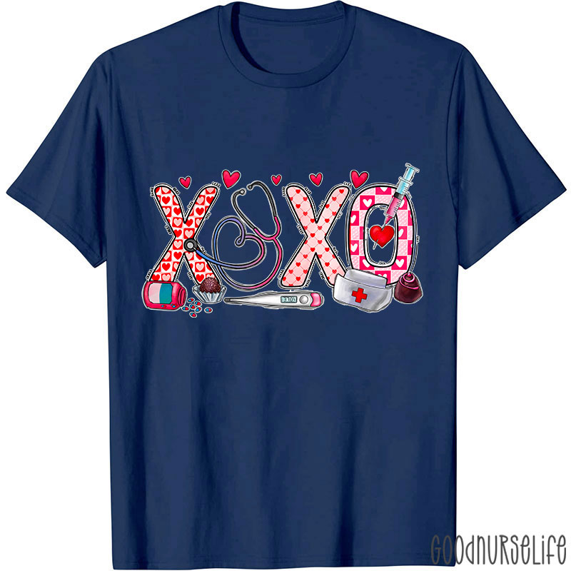 XOXO Happy Valentines Nurse T-Shirt