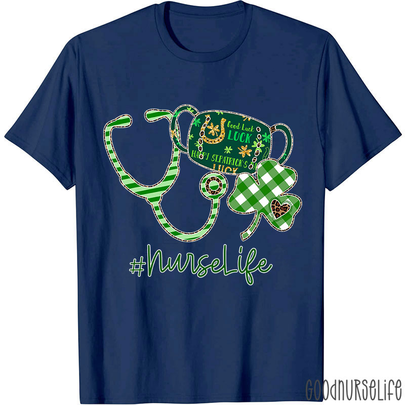 Shamrock Nurselife Nurse T-Shirt