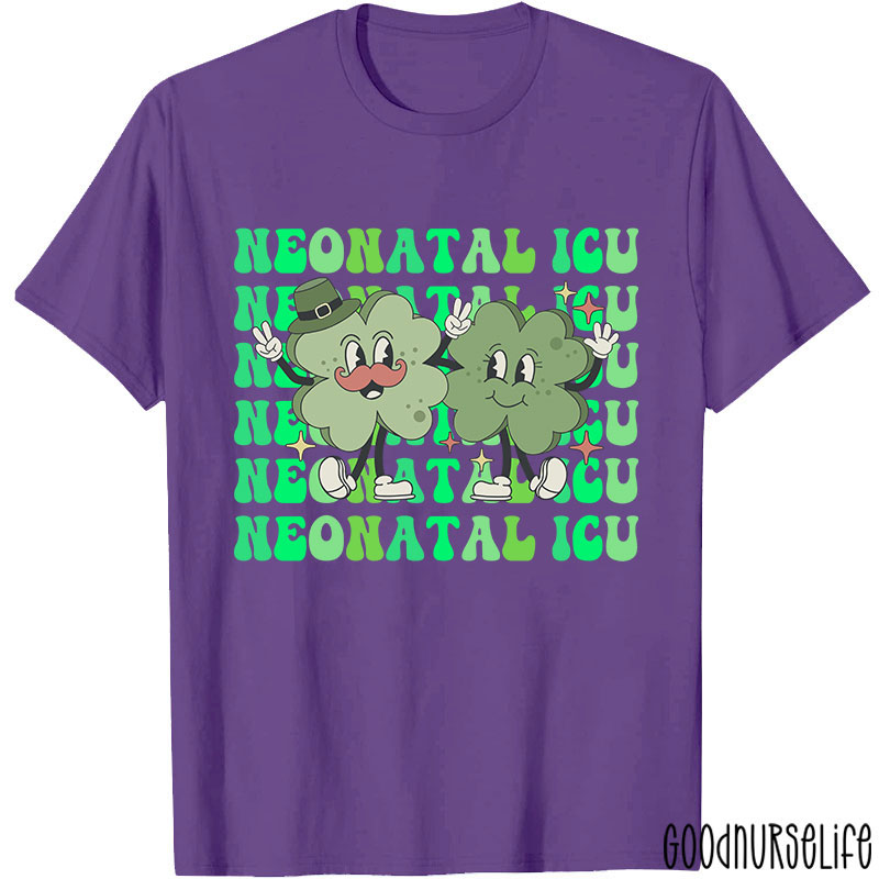 Clover And Neonatal ICU Nurse T-Shirt
