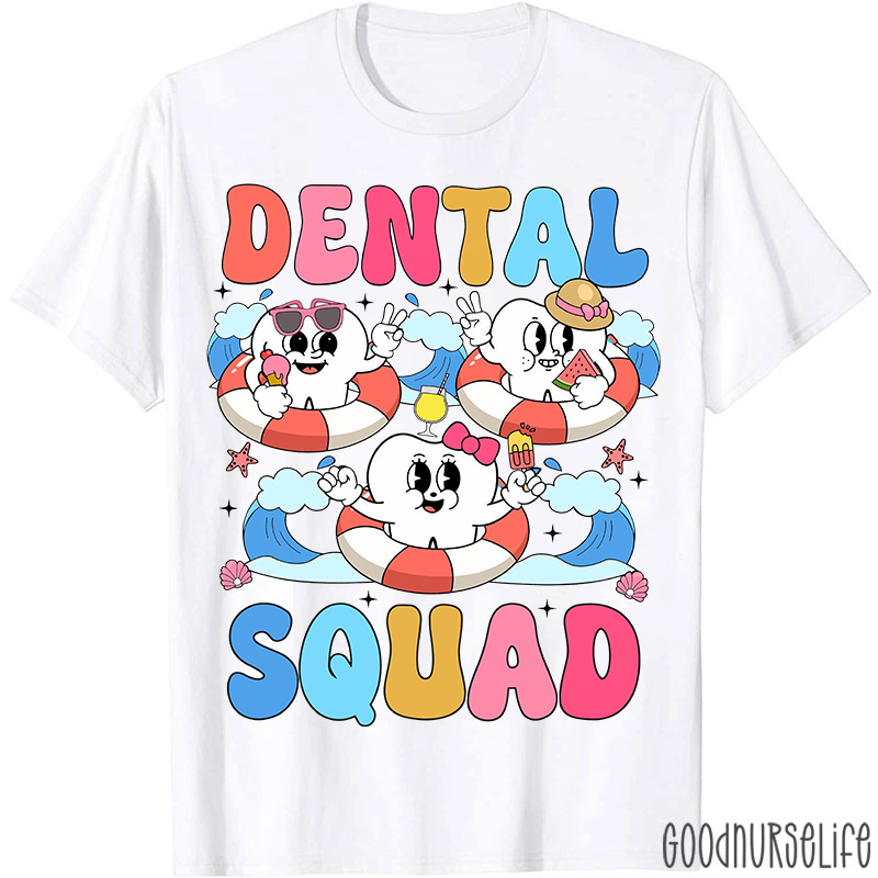 Happy Summer Dental Squad Dentist Summer T-Shirt