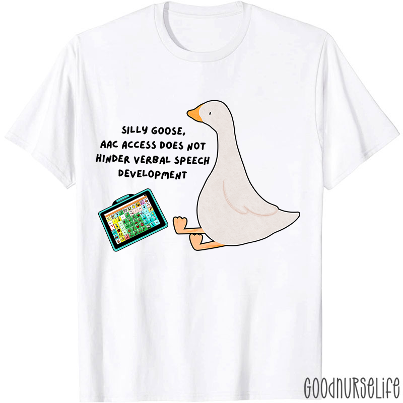 Comfort Colors Silly Goose Speech Therapist T-Shirt