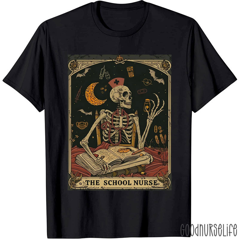 Mystic School Nurse Bone Nurse T-Shirt