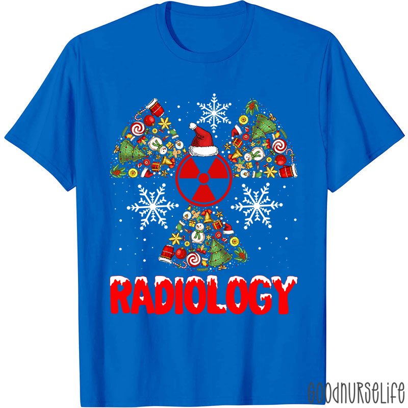 Radiology Christmas Icons Radiology T-shirt