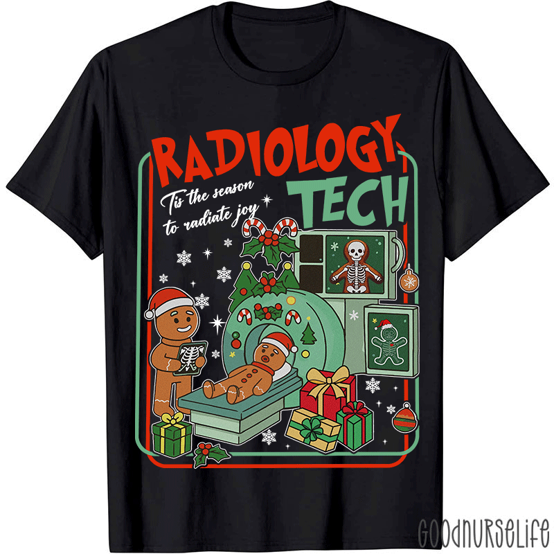 Tis The Season To Radiate Joy Gingerbread T-Shirt