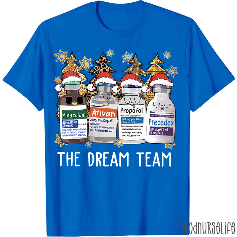 The Dream Team Christmas Nurse T-shirt