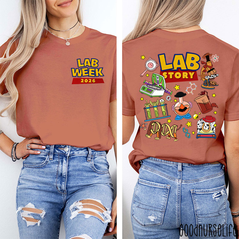 Laboratory Team Lab Story Lab Week 2026 Two Sided T-Shirt