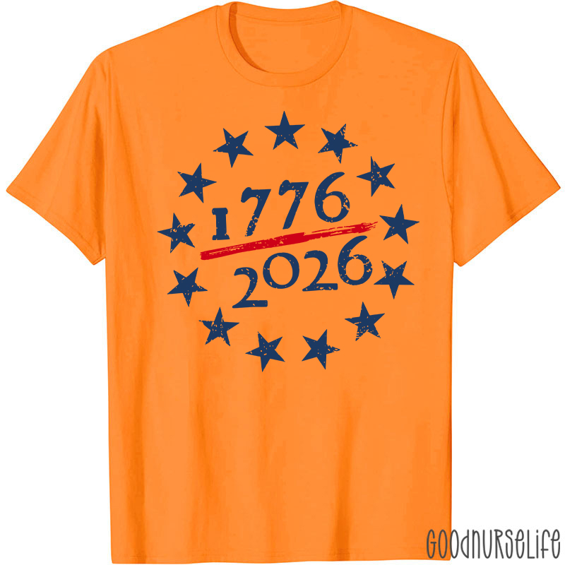 USA 250th Anniversary Nurse T-Shirt