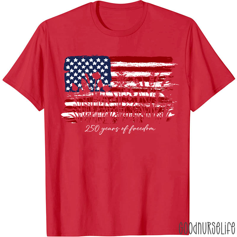 Land Of The Free Home Of The Brave Nurse T-Shirt