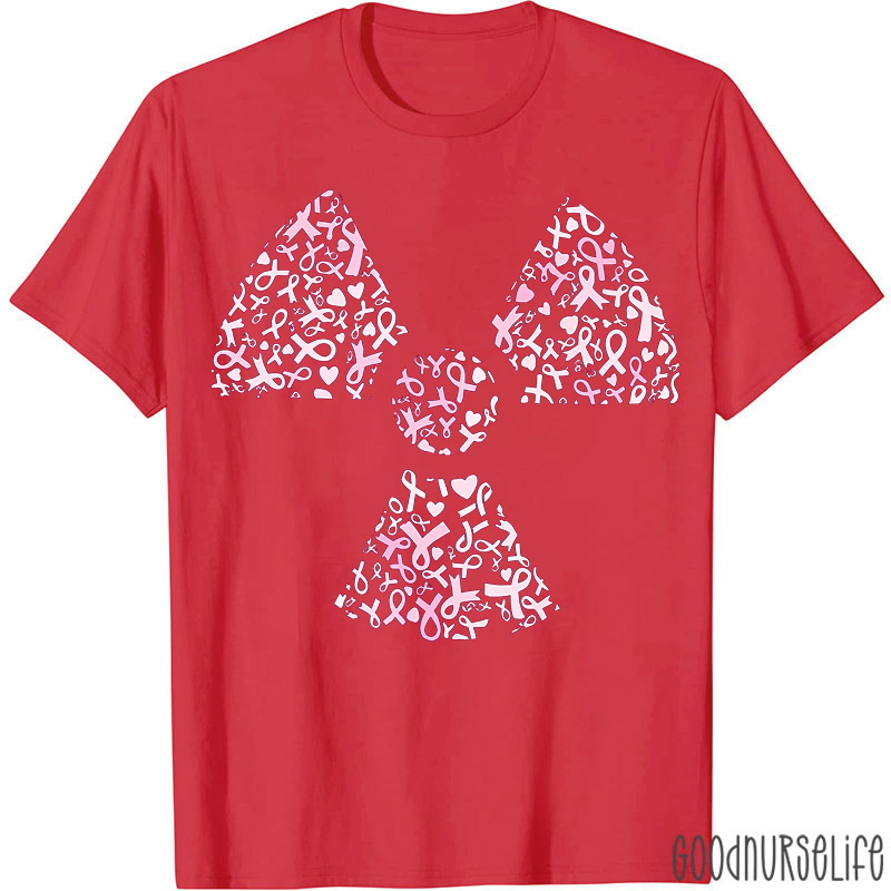 Breast Cancer Awareness Radiation Symbol T-Shirt