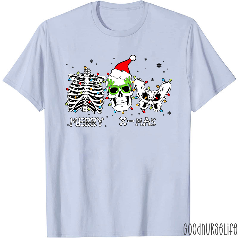 Merry X-mas Christmas Nurse T-shirt