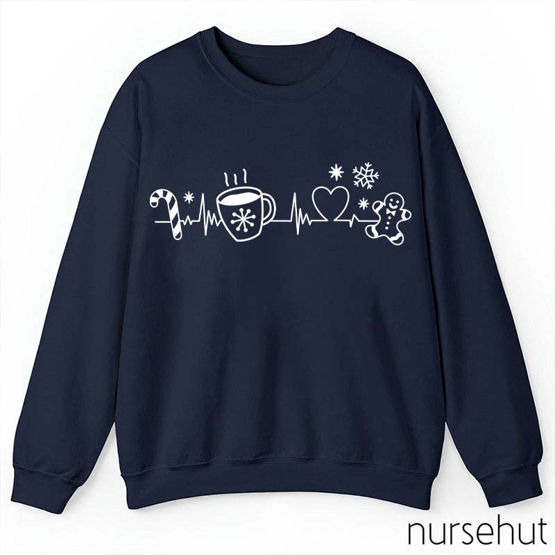 Christmas Heartbeat Nurse Sweatshirt