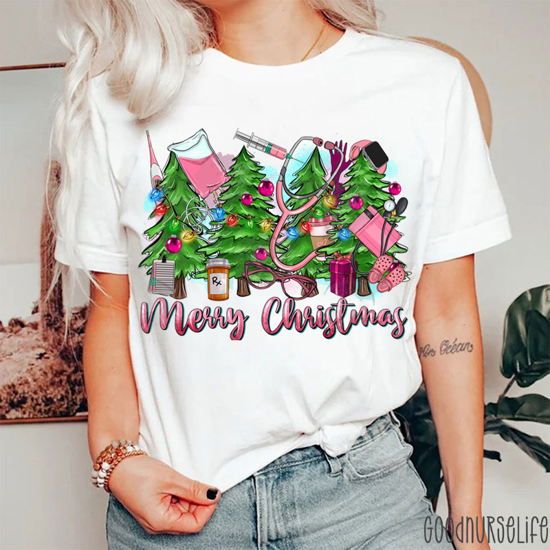 Merry Christmas Nurse T-Shirt