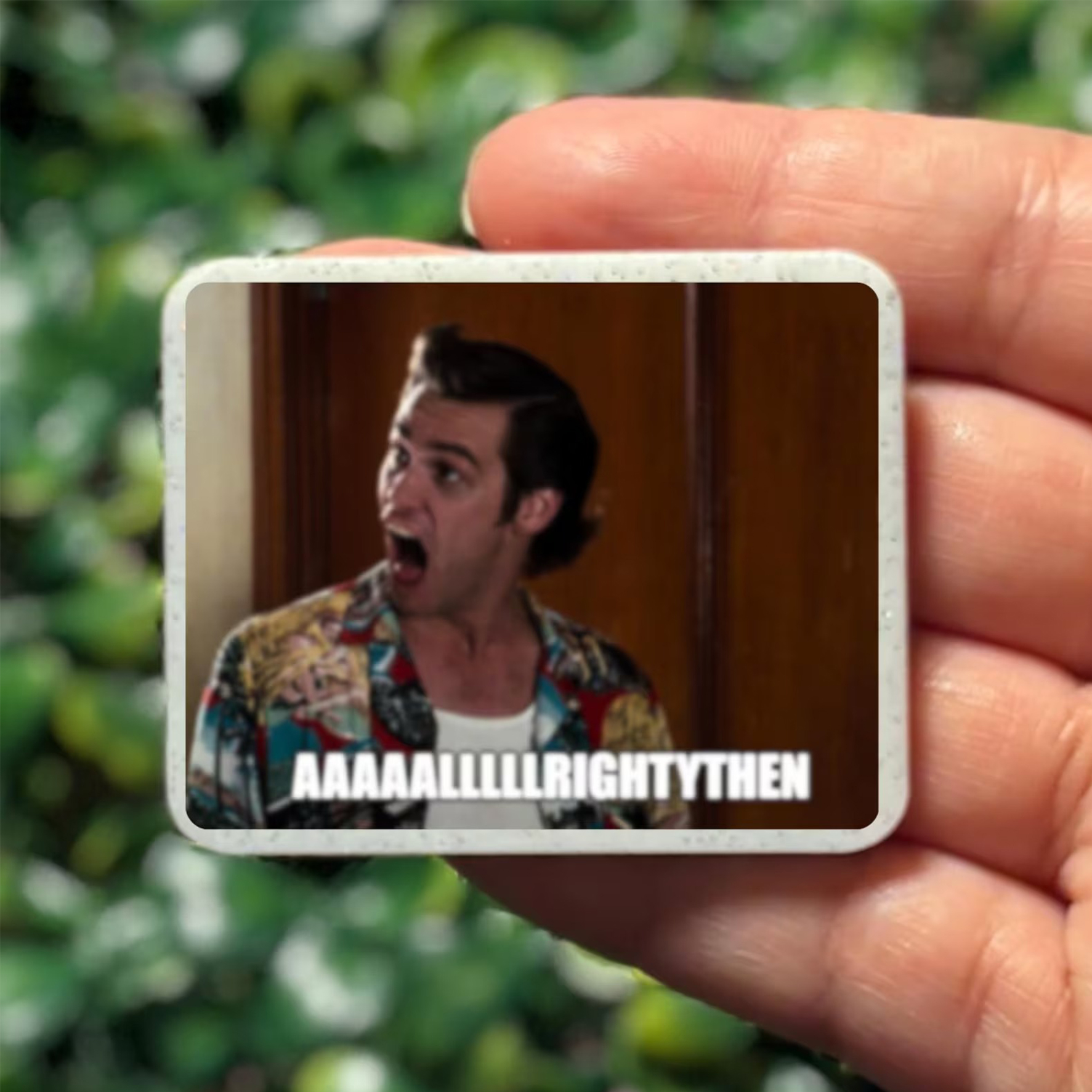 Alrighty Then Nurse Badge Reel