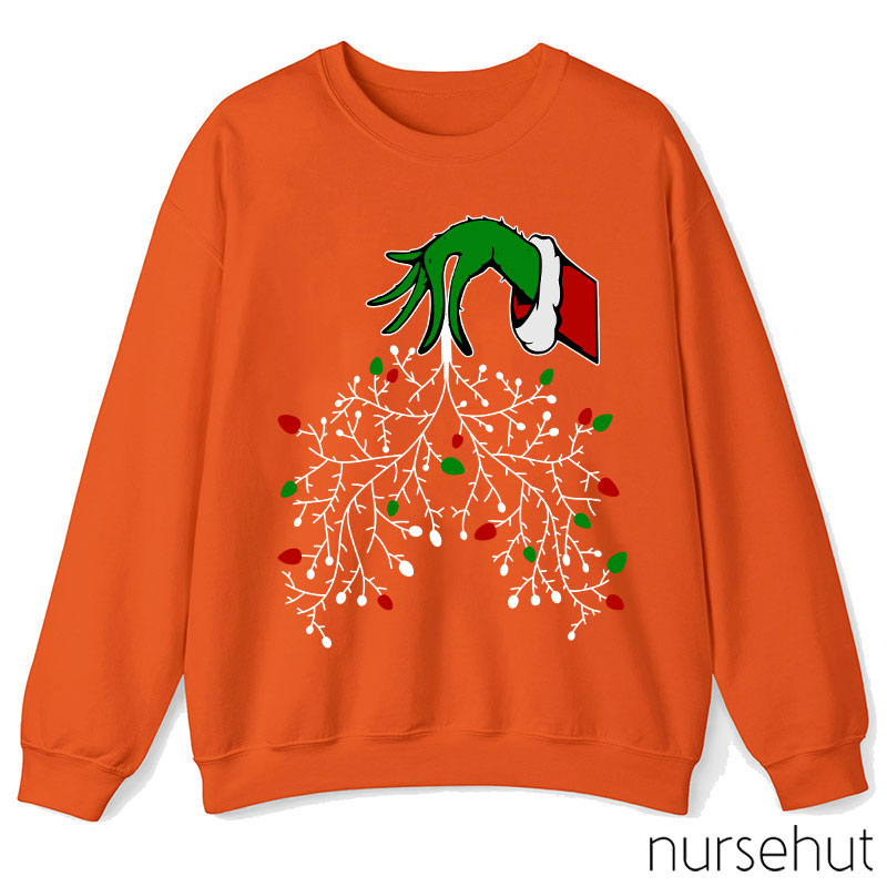 It's Time To Turn On The Christmas Lights Nurse Sweatshirt