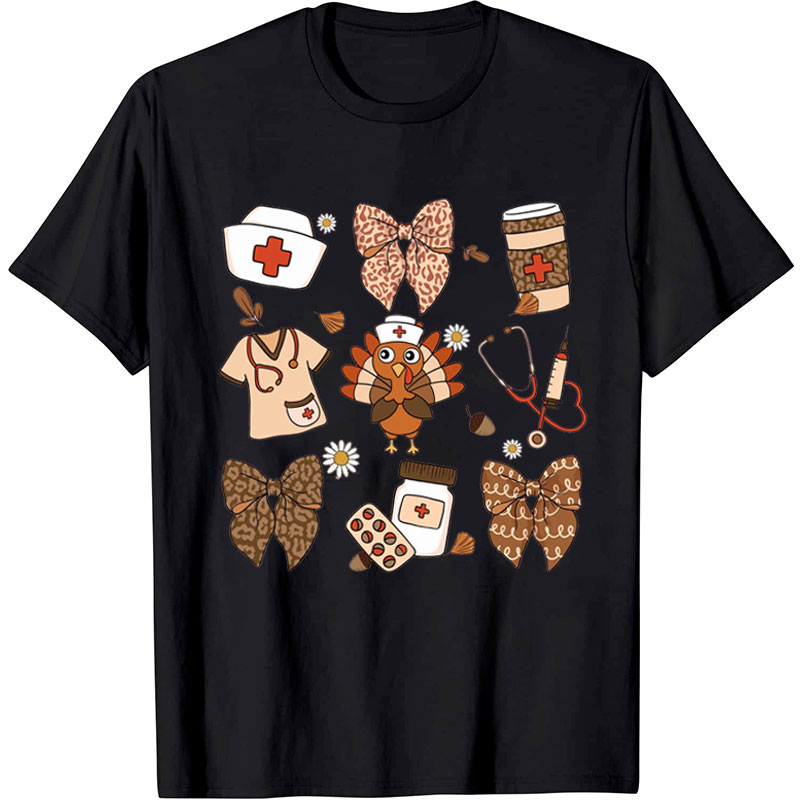Loving Thanksgiving Nurse T-shirt