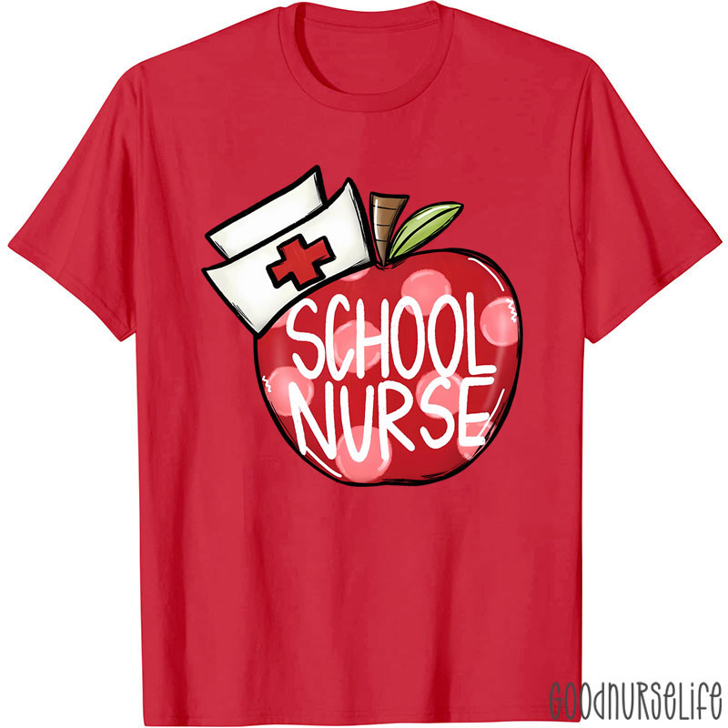 School Nurse Apple T-Shirt