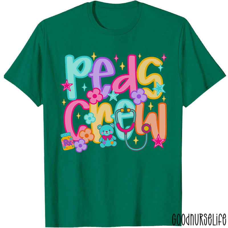 Peds Crew Nurse Pediatric Nurse T-Shirt