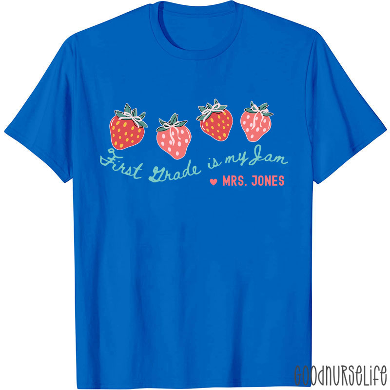 Personalized Nursing Is My Jam T-Shirt