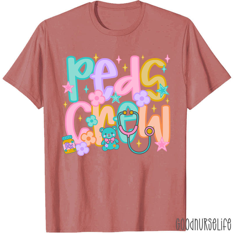 Peds Crew Nurse Pediatric Nurse T-Shirt