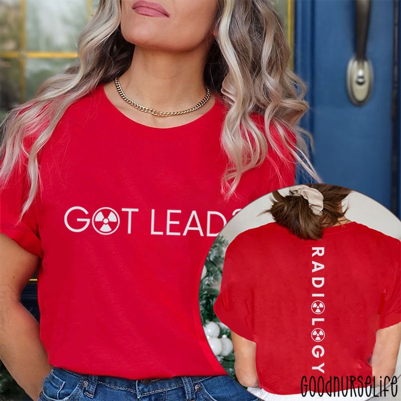 Radiation Technologist Radiation Therapist Xray Technologist Two Sided T-Shirt