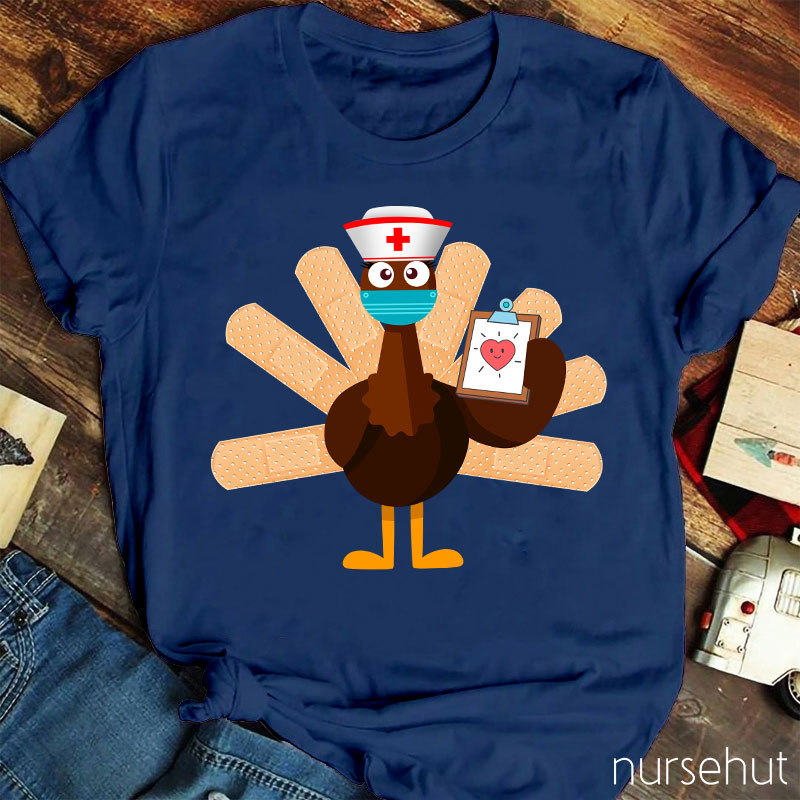 Here Are Your Medical Records  Turkey Nurse T-Shirt