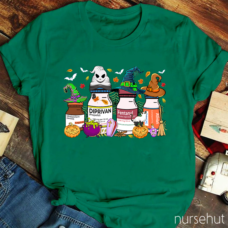 Happy Halloween Pharmacist Nurse T-Shirt