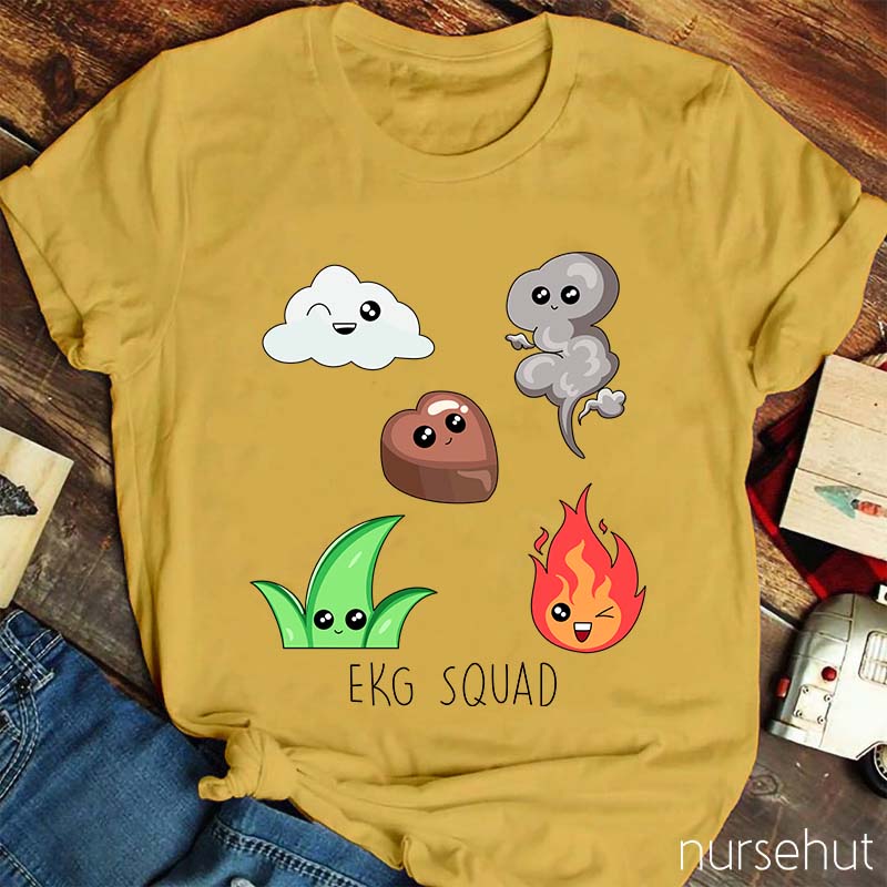 Ekg Squad Nurse T-Shirt