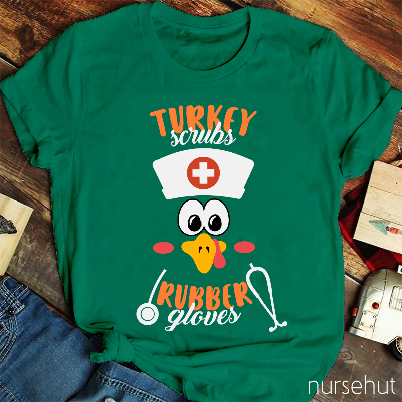 Turkey Scrubs Nurse T-Shirt