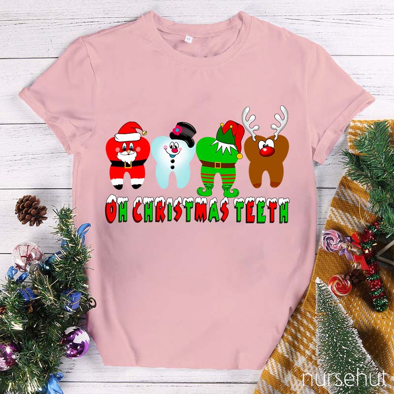 Oh Christmas Teeth Nurse T-Shirt