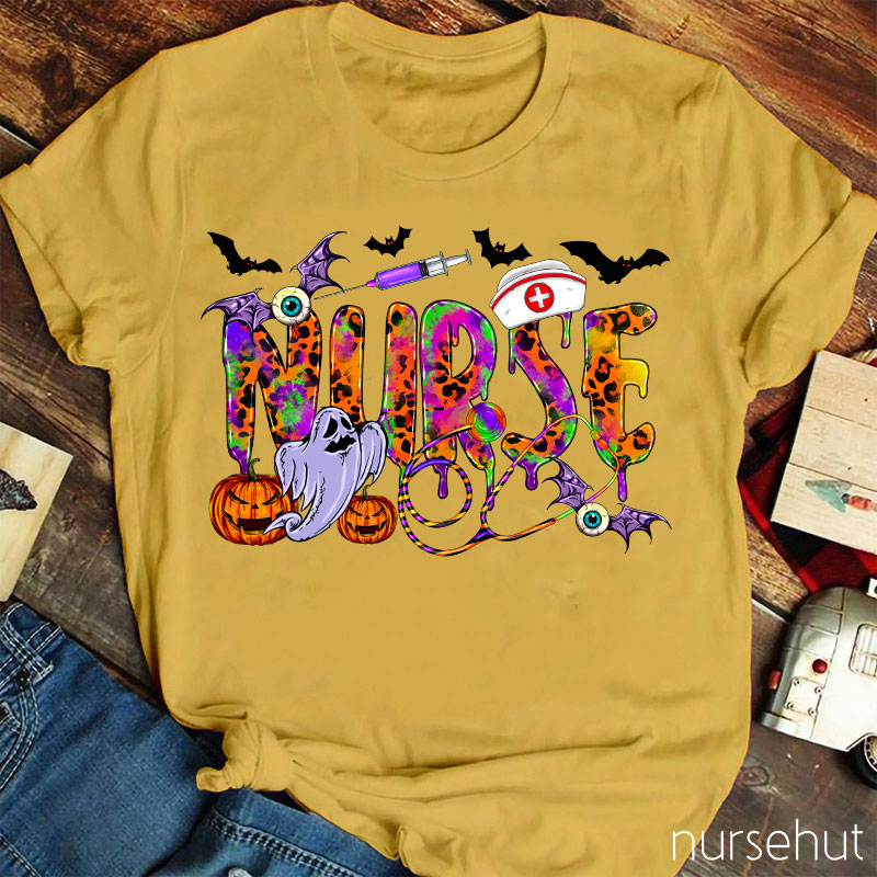 Halloween Elements Nurse T-Shirt