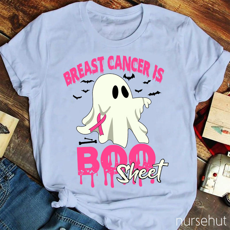 Breast Cancer Is Boo Sheet Nurse T-Shirt