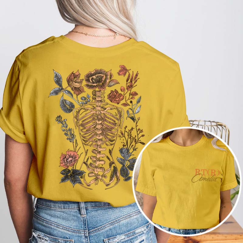 Personalized The Human Body Is A Great Art Nurse Two Sided T-Shirt