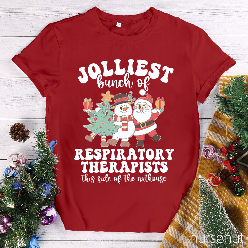 Personalized Jolliest Bunch Of  Nurse T-Shirt