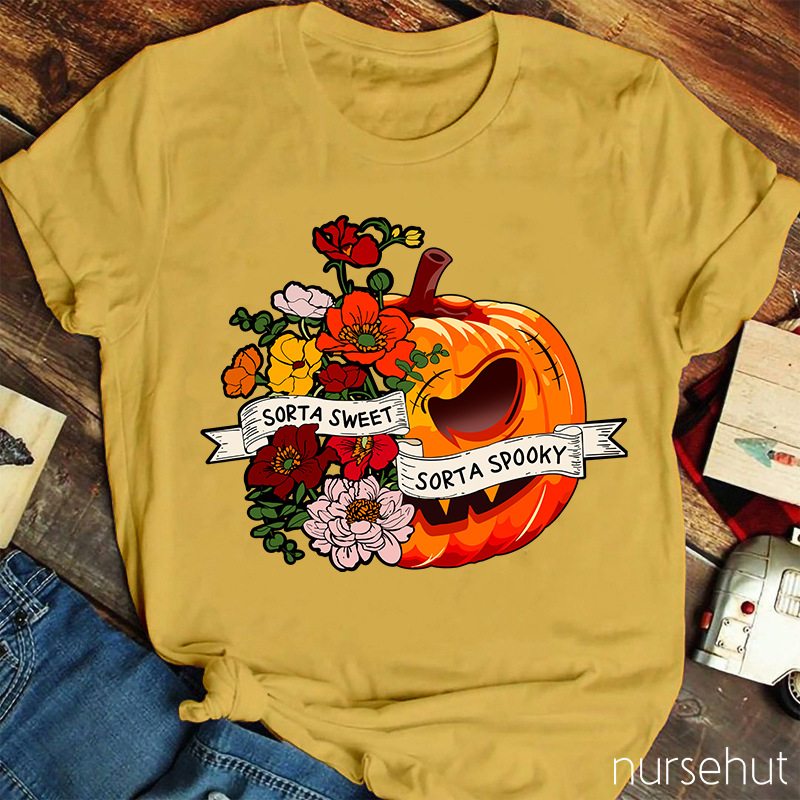 Sorta Sweet Sorta Spooky Nurse T-Shirt