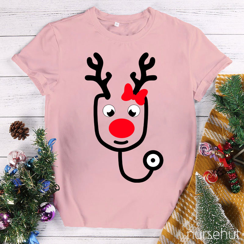 An Elk Stethoscope Nurse T-Shirt