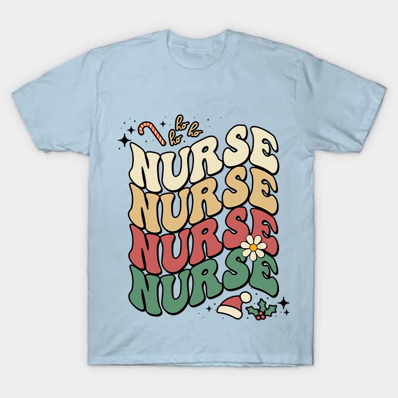 Ho Ho Ho Best Christmas Ever Nurse T-shirt