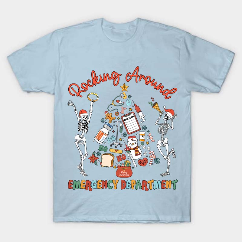 Personalized Rocking Around Nurse T-Shirt