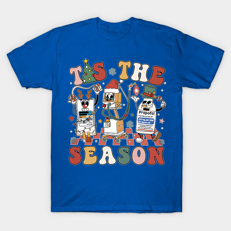 Tis The Season Christmas Nurse T-Shirt