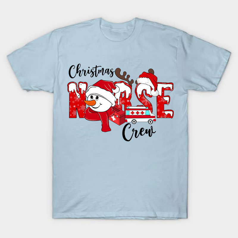 Christmas Nurse Crew Nurse T-Shirt