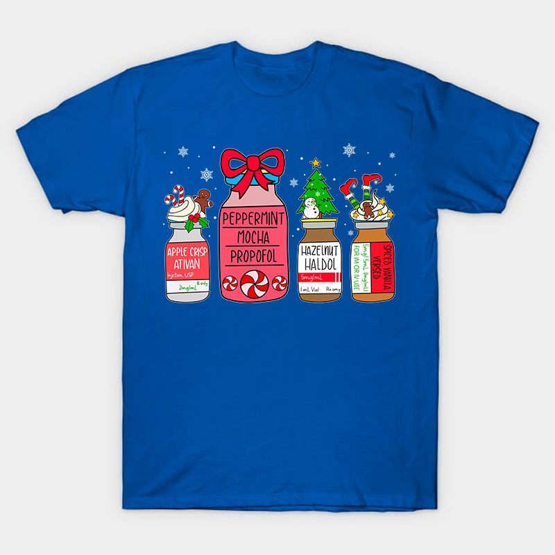 Peppermint Mocha Propofol Christmas Nurse T-Shirt